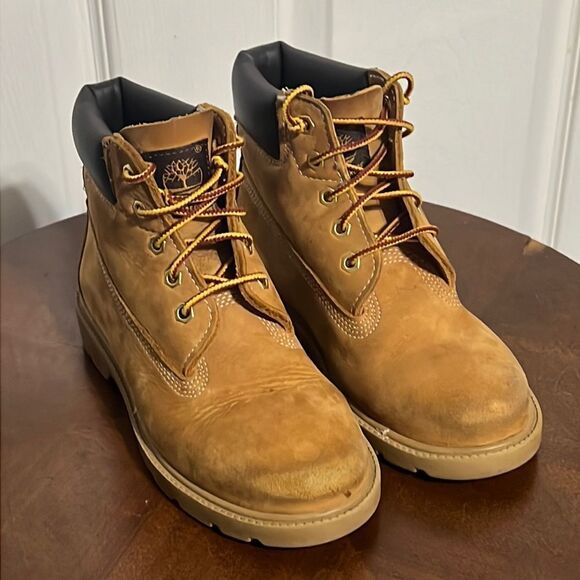 🔥🔥 TIMBERLAND Lace Up Boots - Boys Sz 1 - Good Condition 🔥🔥 - Picture 1 of 11